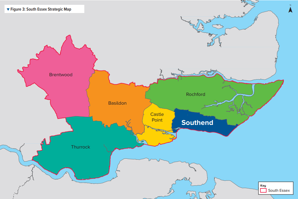Figure 3: South Essex Strategic Map