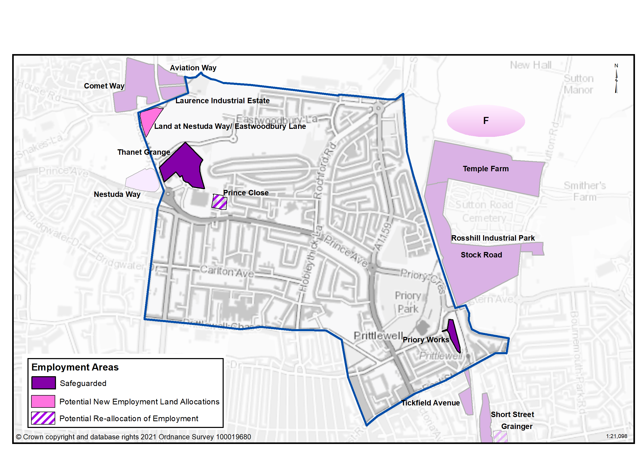Employment Areas in Prittlewell