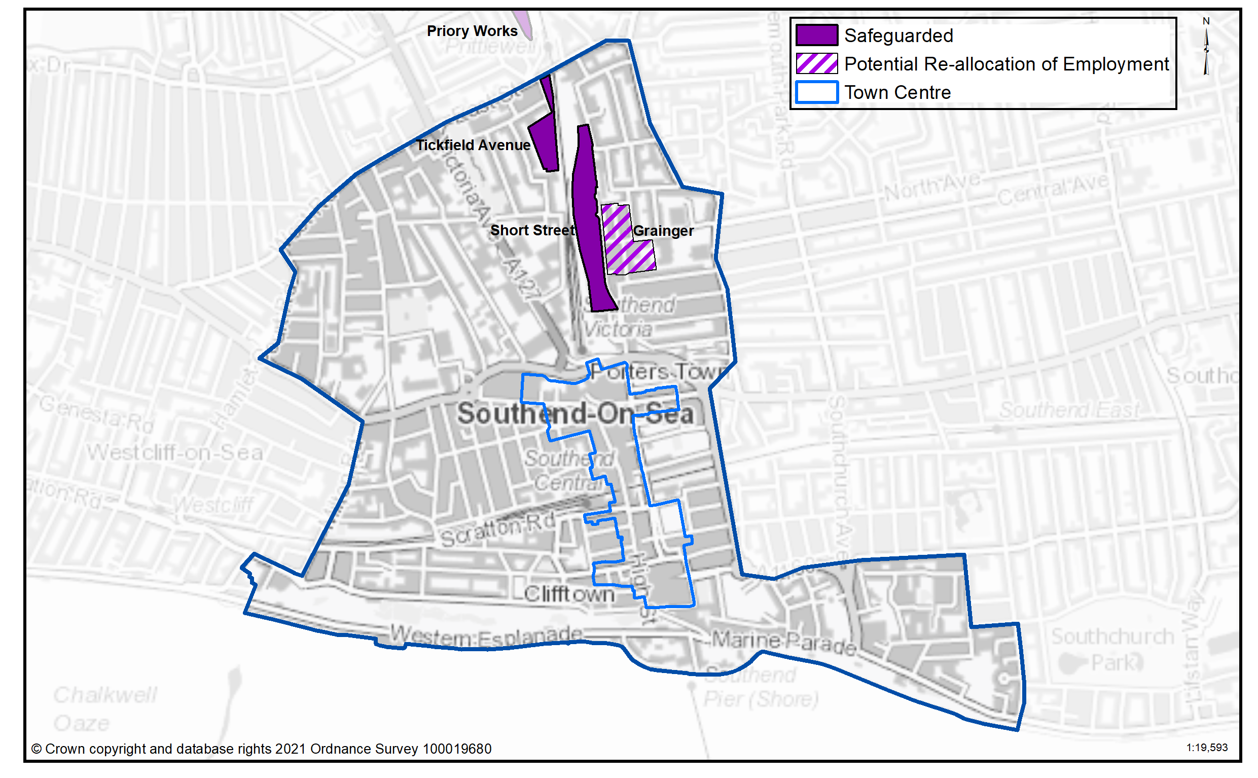 Southend Central Employment areas