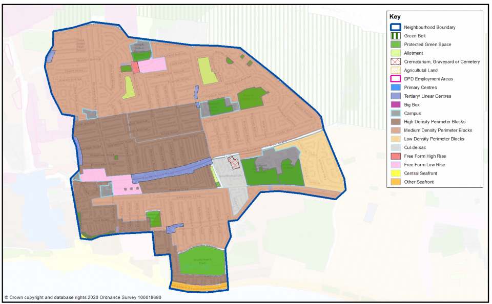 Complete urban form Southchurch