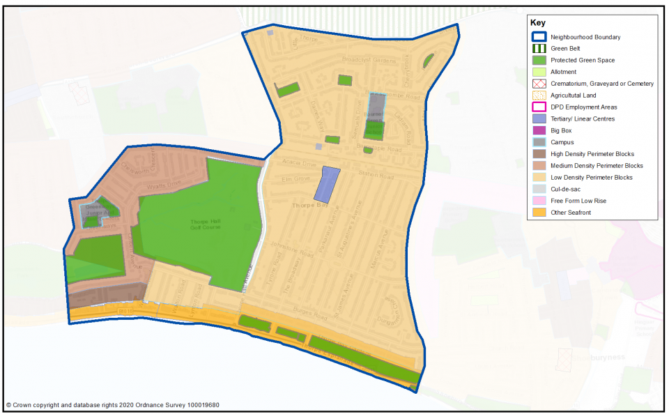 Character area of Thorpe Bay