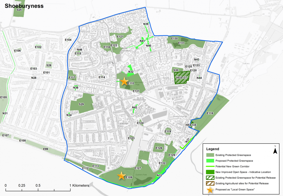Green Space in Shoeburyness